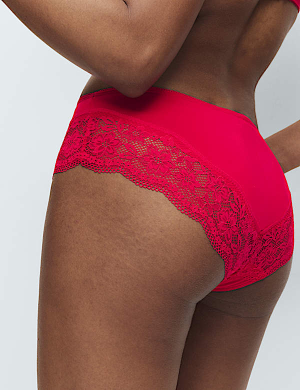 Jasmine Lace Wired Balcony Bra Set A-E - LU