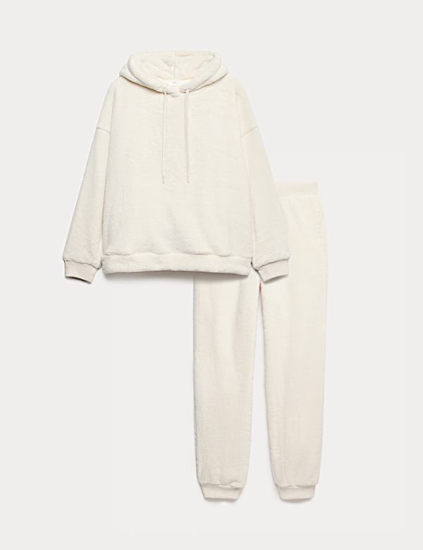 Fur Fleece Lounge Hoodie Set - BN