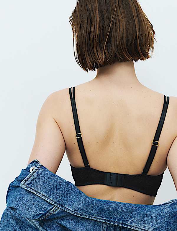 Ida Lace Wired Plunge Bra Set F-H - LU