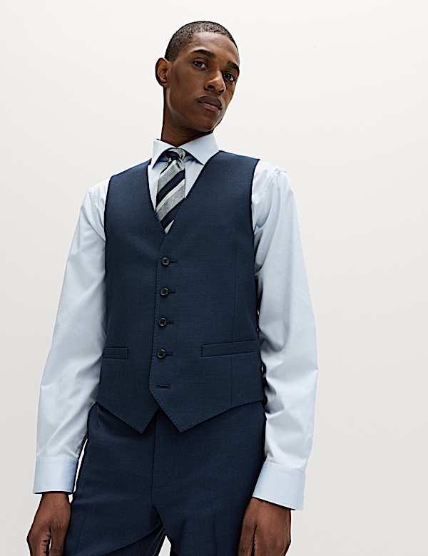 3 Piece Regular Fit Pure Wool Suit - JO