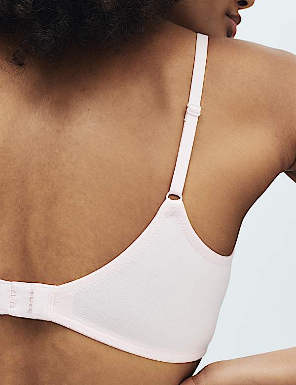 3pk Non Wired T-Shirt Bras Set A-E - GR