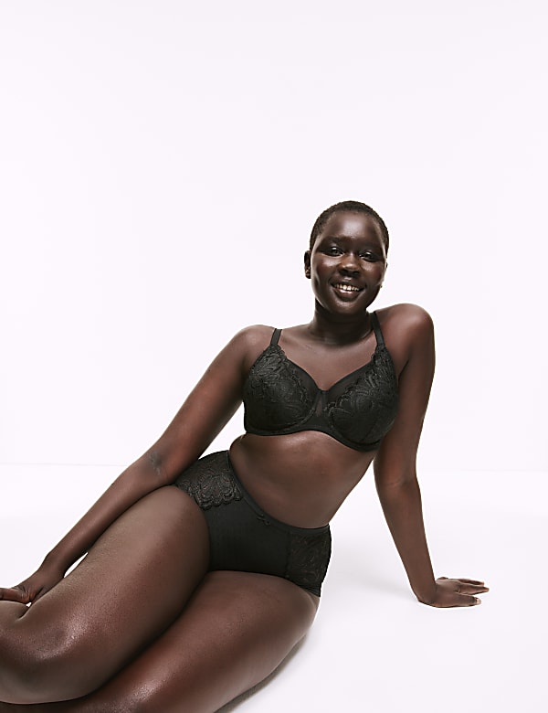 Amelia Lace Natural Lift™ Full Cup Bra Set A-E - BG