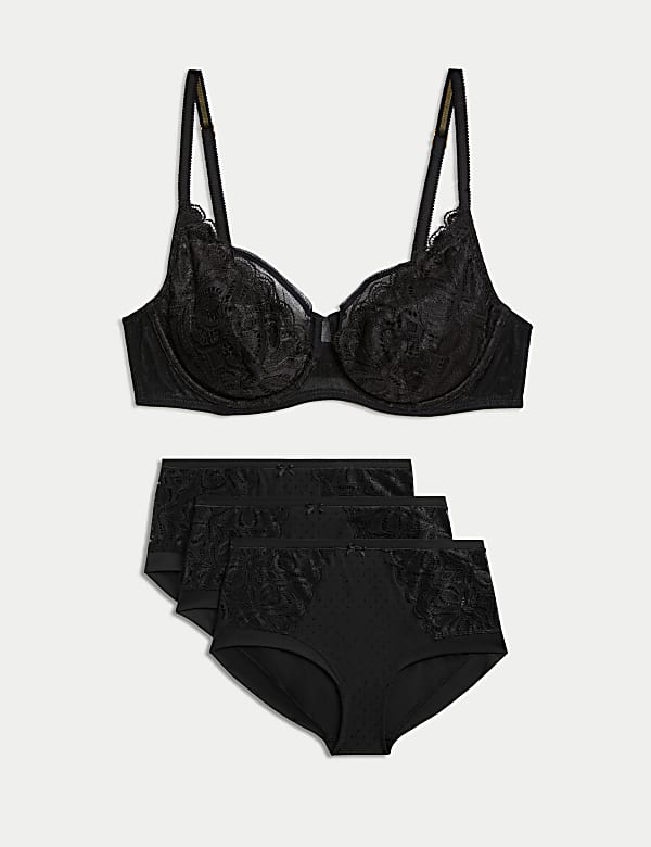 Amelia Lace Natural Lift™ Full Cup Bra Set A-E - NZ