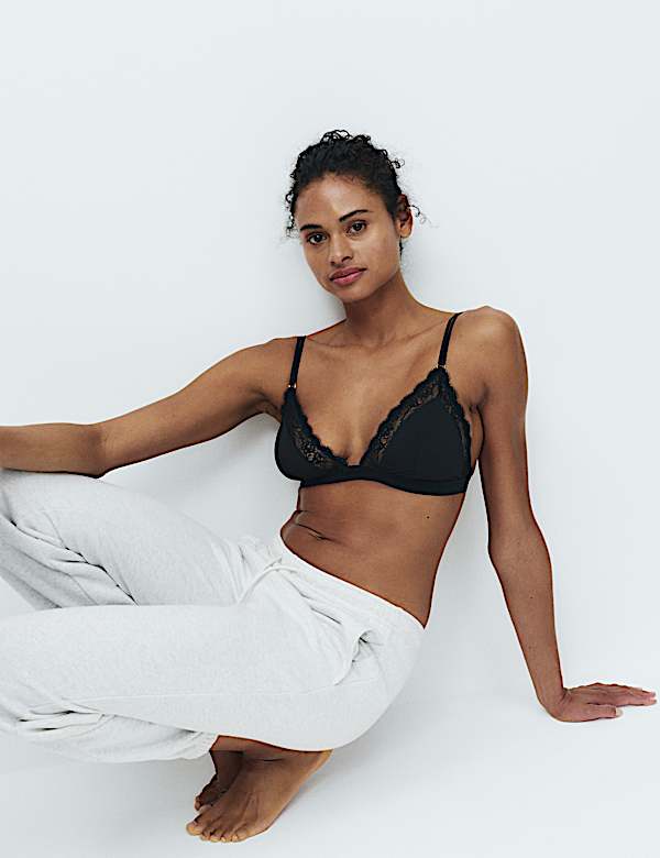Ida Lace Non Wired Bralette Set A-E - CA