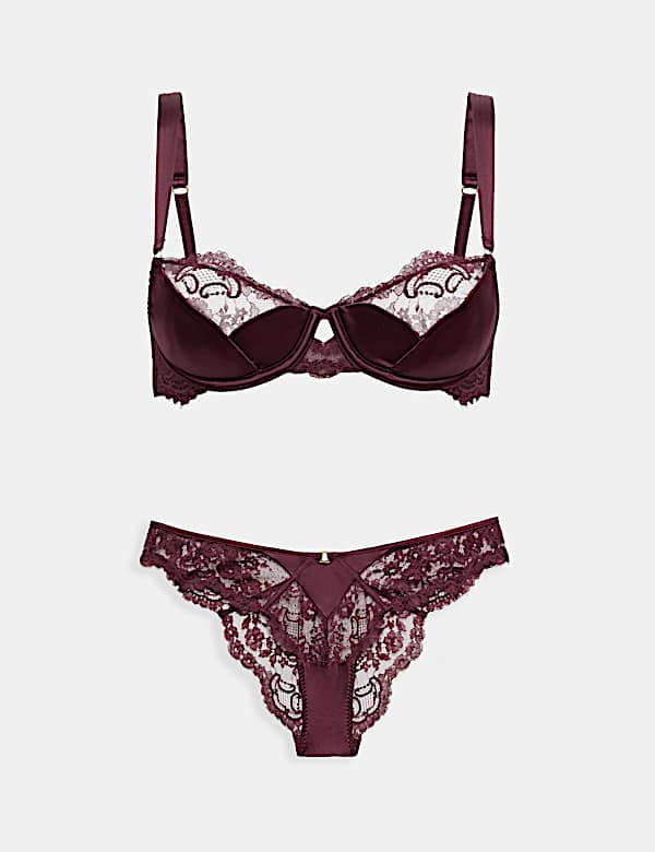 Stella Lace Wired Balcony Bra Set A-E - CA