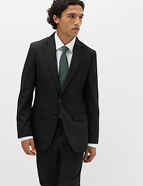 2 Piece Tailored Fit Textured Suit