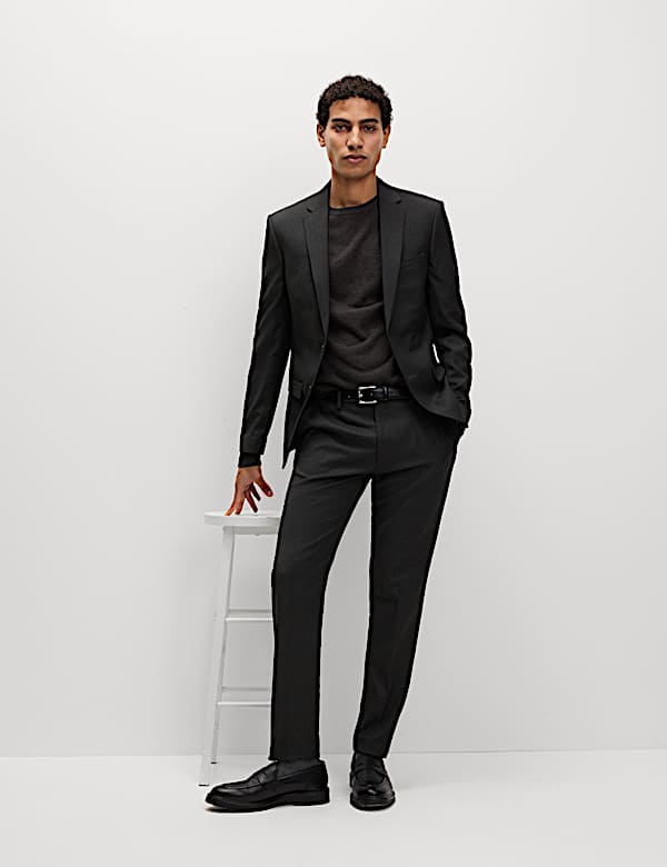 Kostuum met stretch en skinny pasvorm - NL