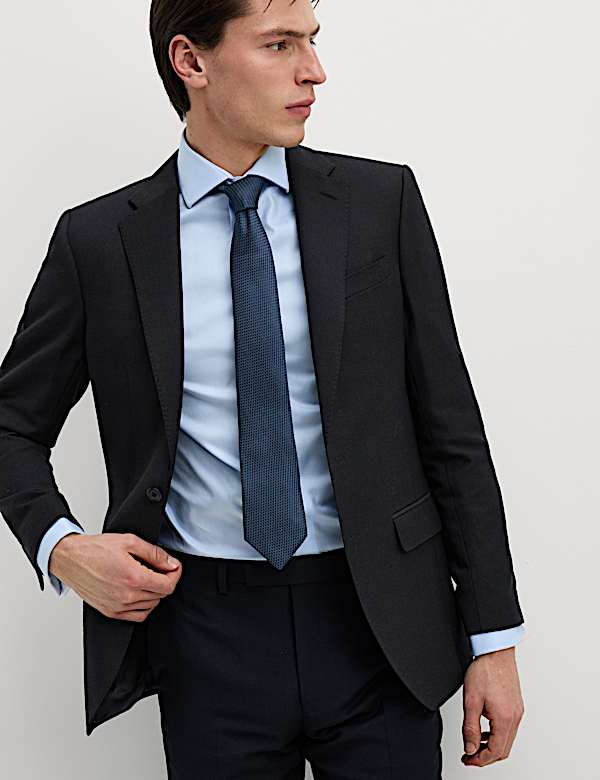 Slim Fit Pure Wool Suit  - IL