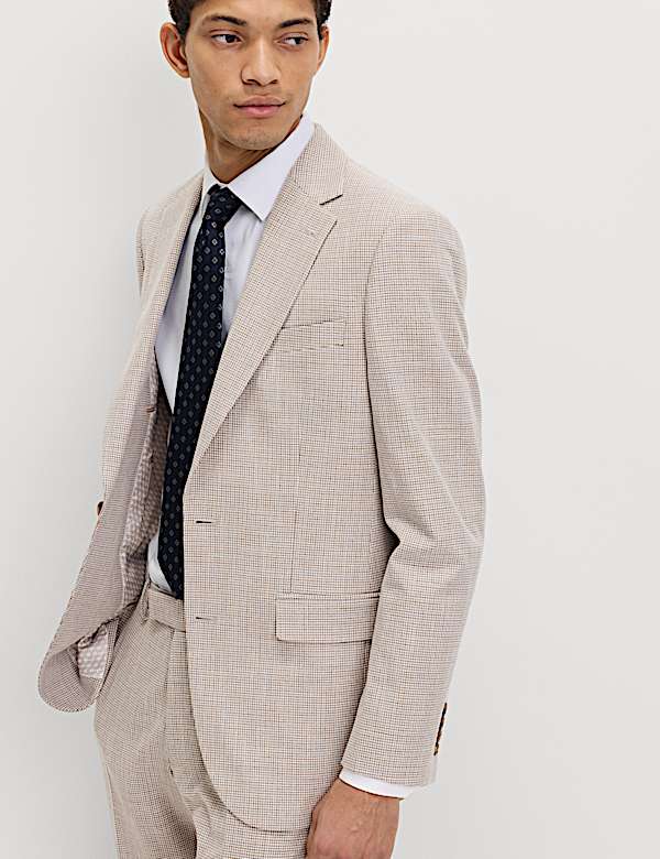 Tailored Fit Grid Check Suit - AU