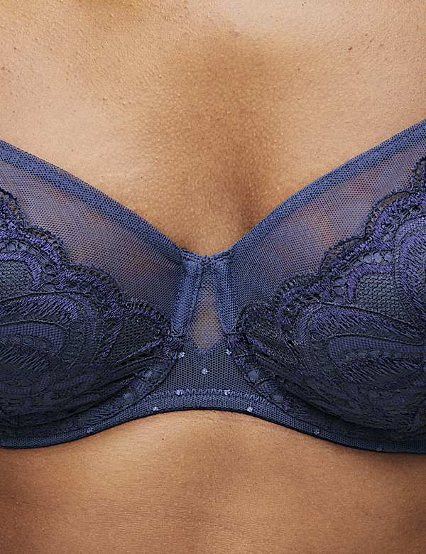 Amelia Lace Natural Lift™ Full Cup Bra Set A-E - ID