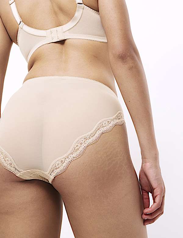 Jasmine Lace Wired Balcony Bra Set F-H - AL