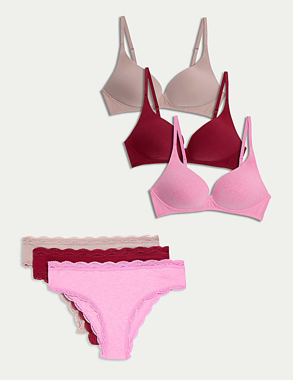 Lot de 3 soutiens-gorge invisibles plongeants sans armatures, bonnets A à E - CH