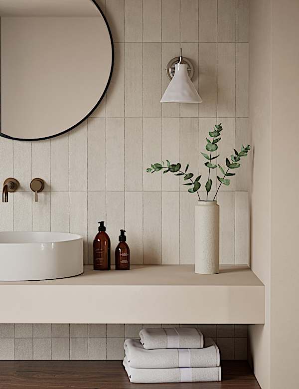 Ceramic Mottled Cone Wall Light - AU