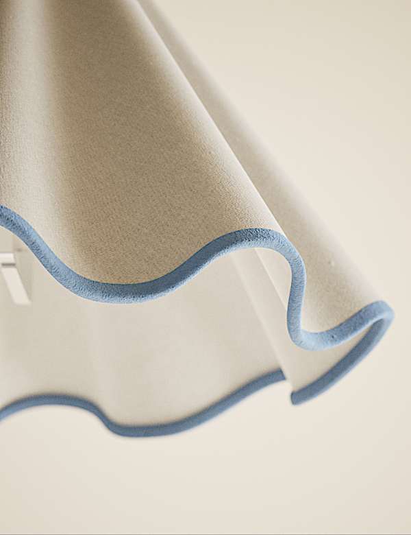 Fabric Wave Scallop Shade - SI