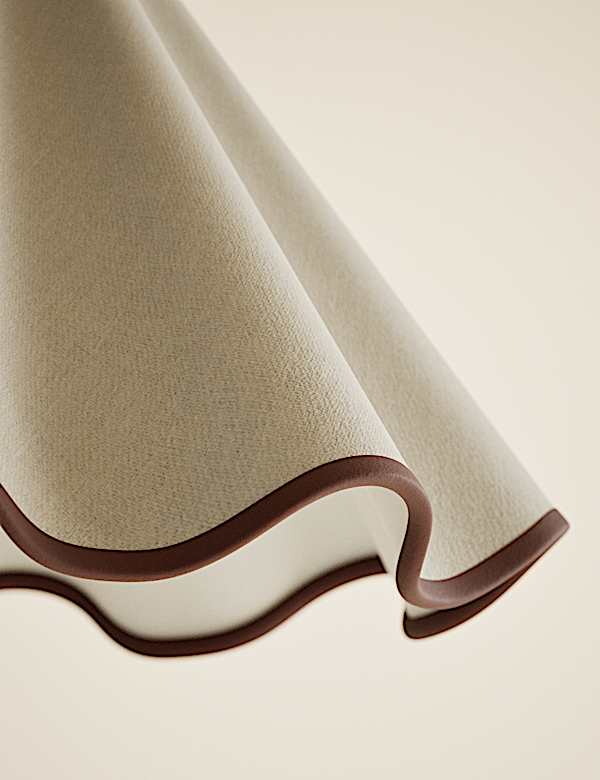 Fabric Wave Scallop Shade - JP