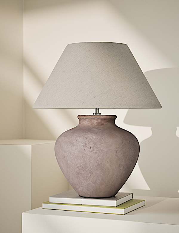 Roma Ceramic Urn Table Lamp - SK