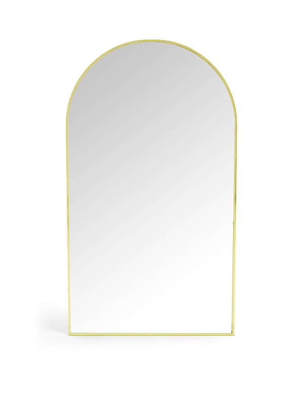 Metal Arch Free Standing Mirror - GR