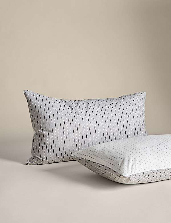Cotton Blend Geometric Bedding Set - CN