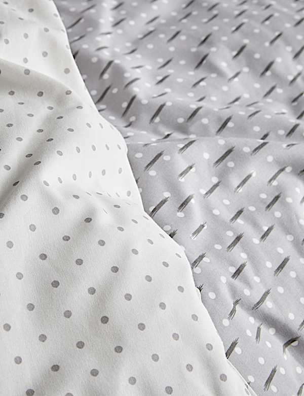 Cotton Blend Geometric Bedding Set - CN