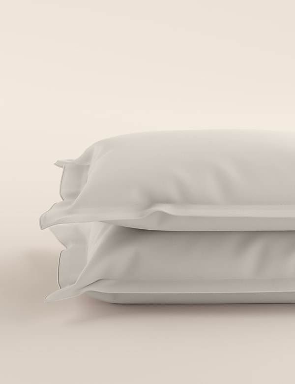 2pk Egyptian Cotton 230 Thread Count Oxford Pillowcases - IL