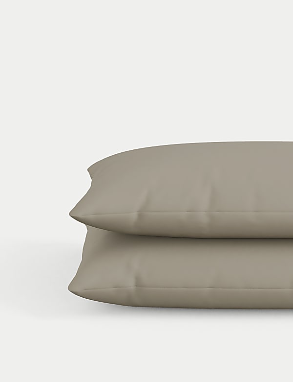 2pk 500TC Cotton Sateen Standard Pillowcases - FI