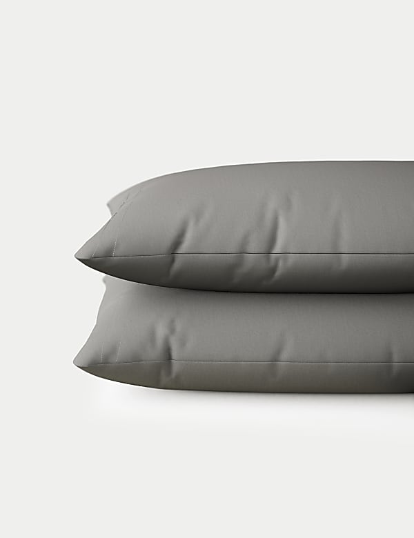 2pk Cotton Rich Pillowcases - KR