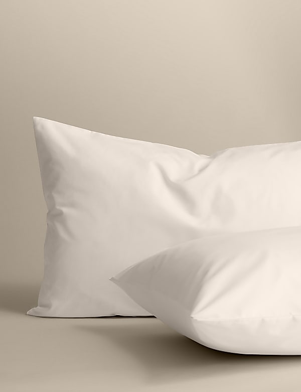 2pk Cotton Rich Pillowcases - NO