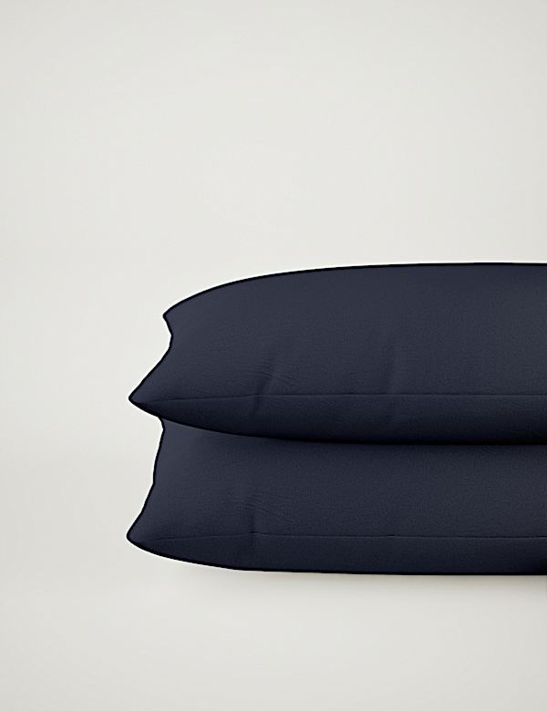 מארז 2 ציפיות לכרית מכותנה טהורה סרוקה - IL