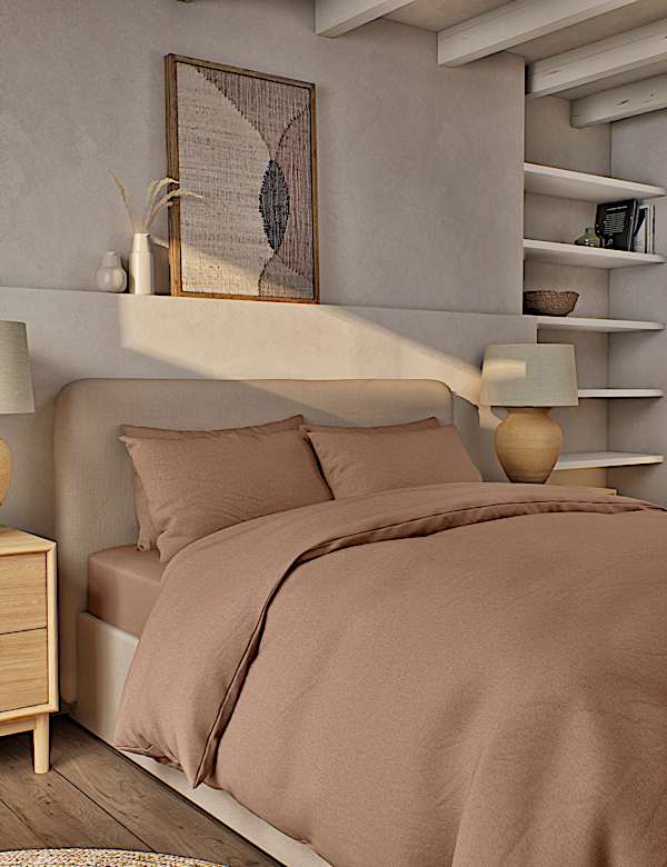 Pure Brushed Cotton Bedding Set - US