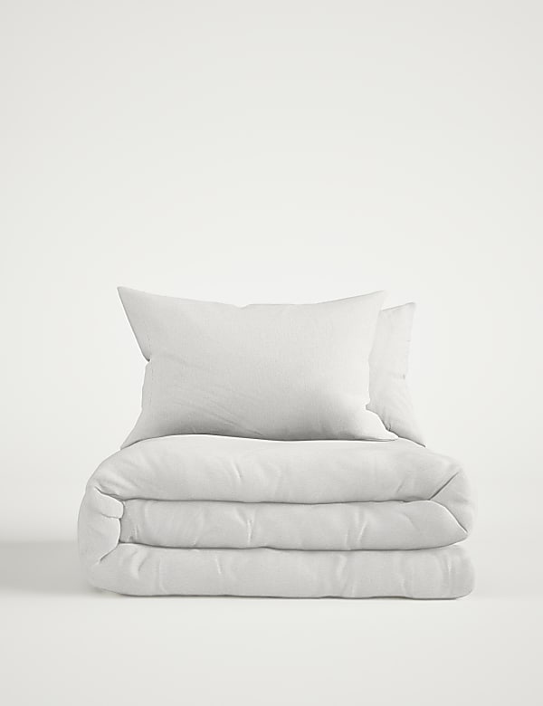 Parure de lit 100 % coton peign&eacute; - CA