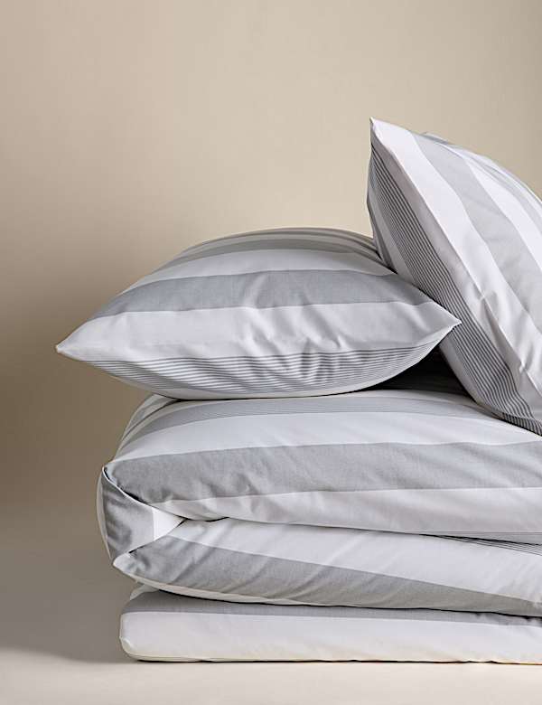 Pure Cotton Hadley Striped Bedding Set - US