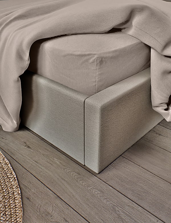 Pure Brushed Cotton Fitted Sheet - US