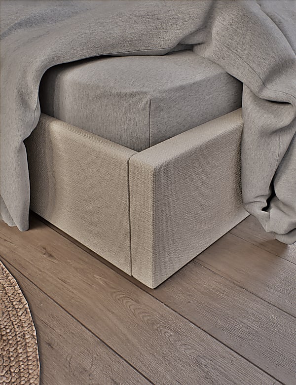 Spannbettlaken aus reiner, geb&uuml;rsteter Baumwolle - DE