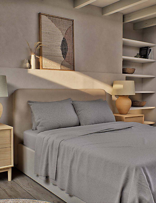 Pure Brushed Cotton Flat Sheet - FI