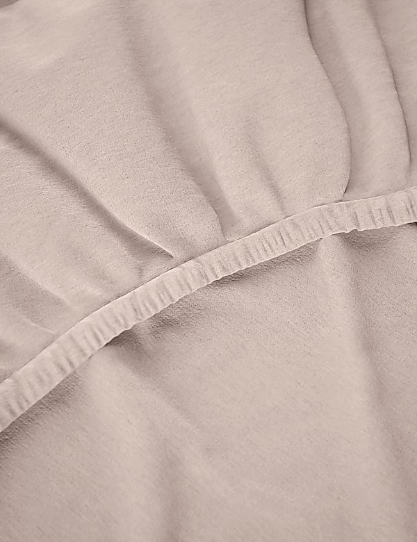 Pure Brushed Cotton Extra Deep Fitted Sheet - US