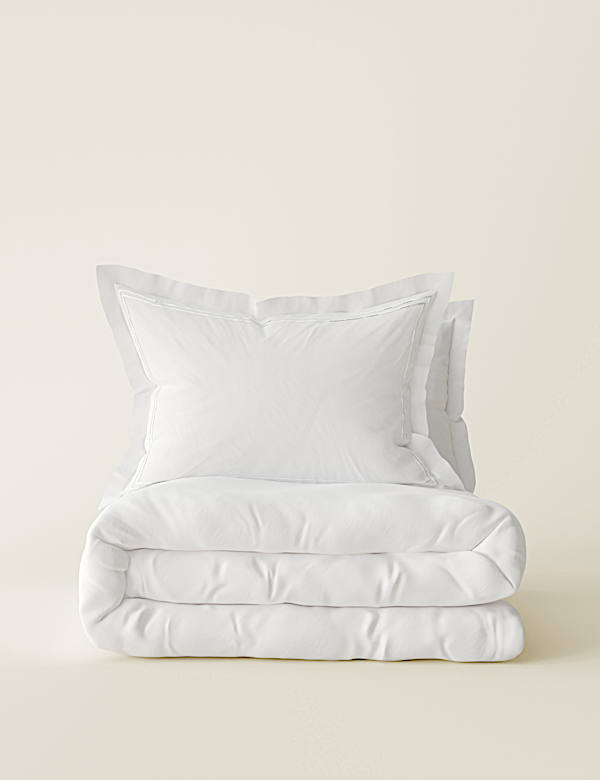 Parure de lit 100 % coton, avec une densit&eacute; de tissage de 600 fils - FR