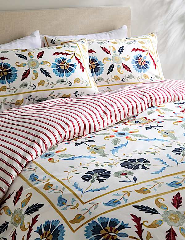 Pure Cotton Suzani Bedding Set - HK