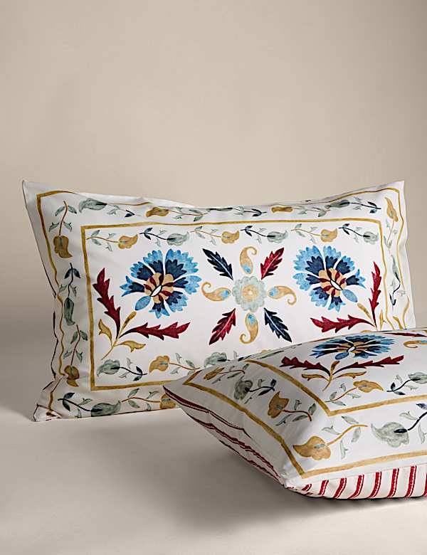 Pure Cotton Suzani Bedding Set - JE