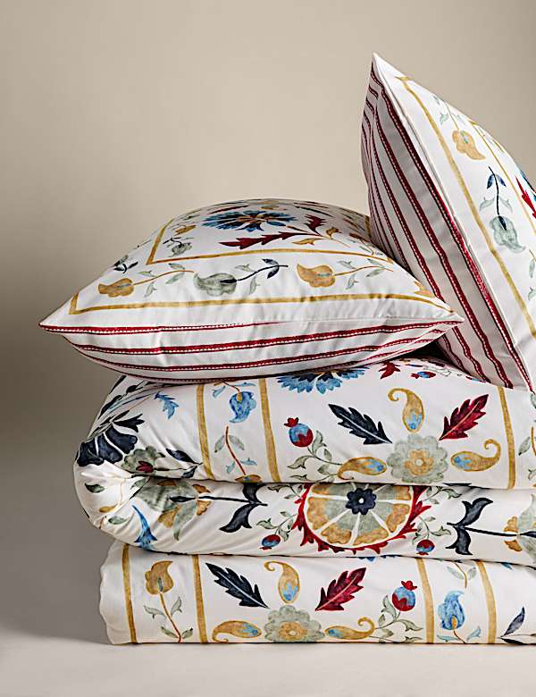 Pure Cotton Suzani Bedding Set - JE