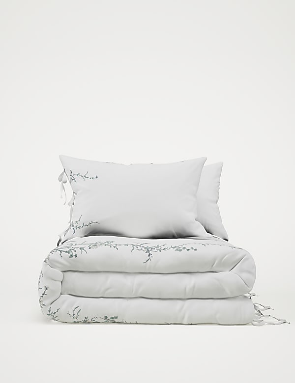 Pure Cotton Tamsin Trailing Blossom Bedding Set - BE
