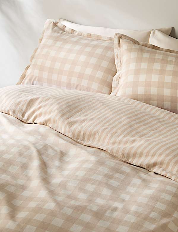 Pure Cotton Gingham Bedding Set - AU