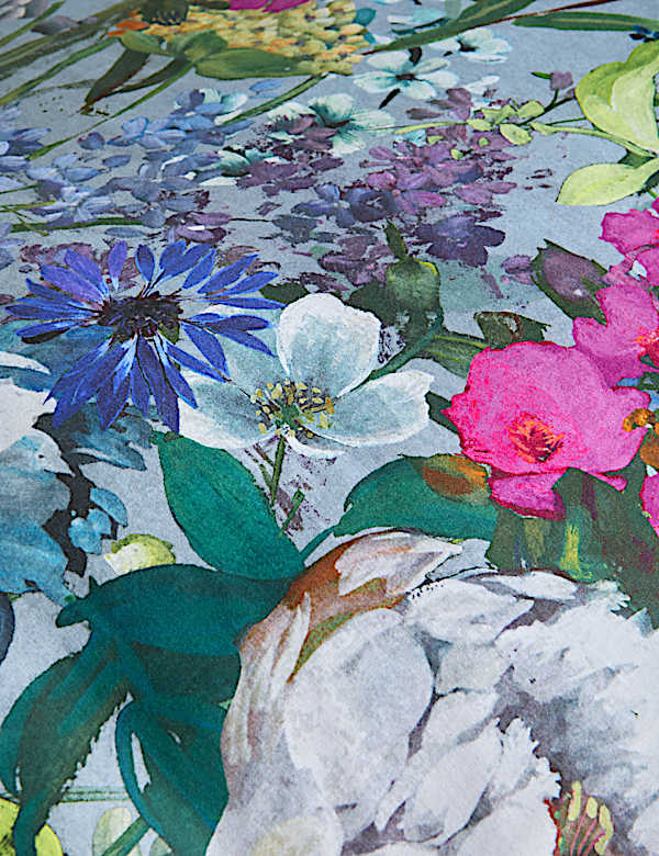 Sateen Wild Meadow Grey Bedding Set - IT