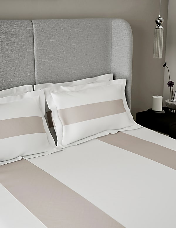 2pk 500 Thread Count Cotton Sateen Pillowcases TAUPE MIX Pillow Cases M S JE
