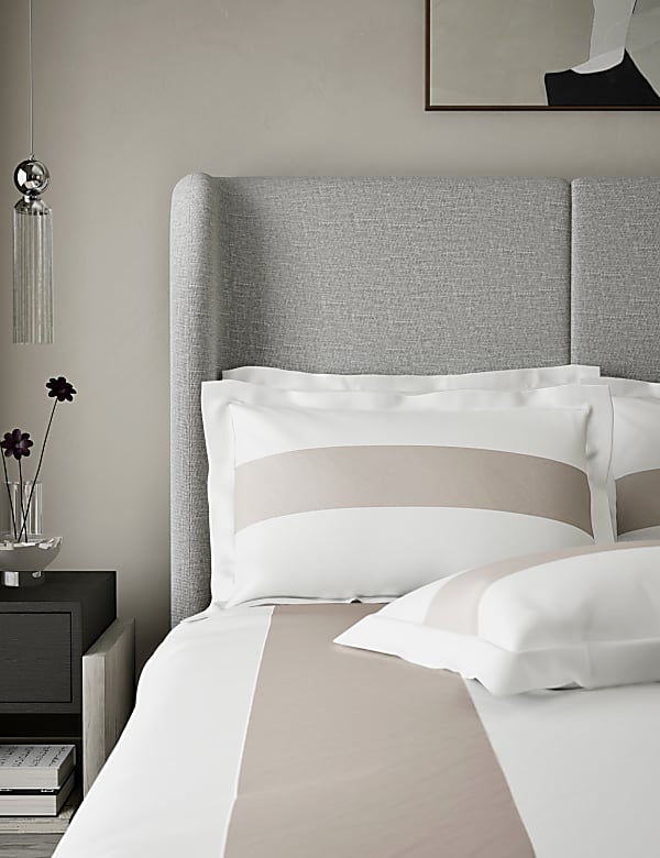 2pk 500 Thread Count Cotton Sateen Pillowcases - HU