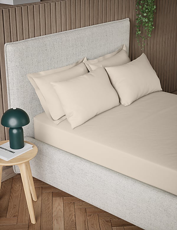 Pure Cotton 300 Thread Count Extra Deep Fitted Sheet - CA