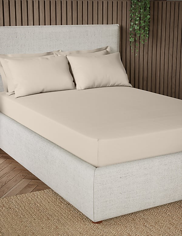 Pure Cotton 300 Thread Count Extra Deep Fitted Sheet - CA