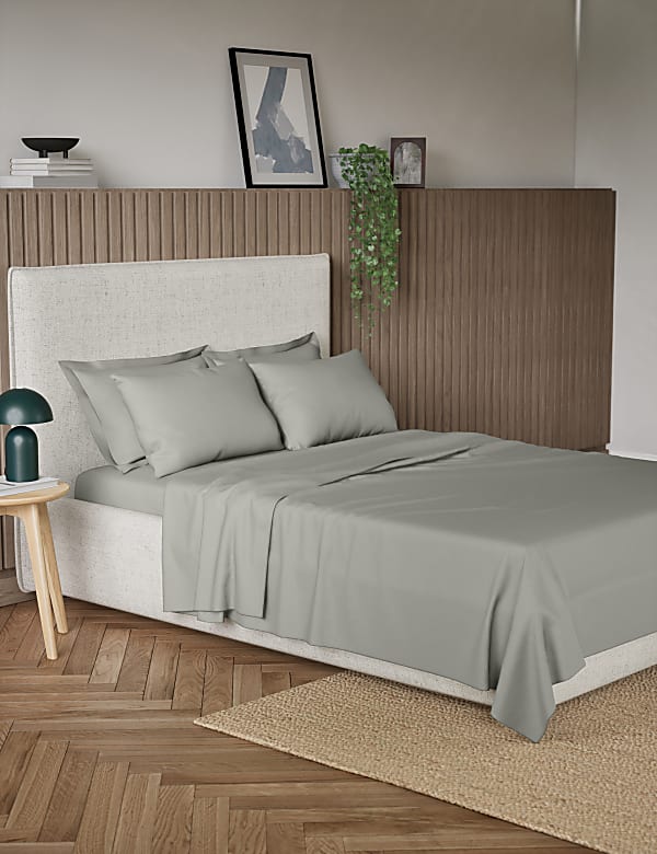 Pure Cotton 300 Thread Count Flat Sheet - CZ
