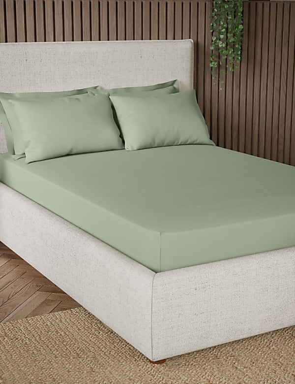 Pure Cotton 300 Thread Count Deep Fitted Sheet - NZ