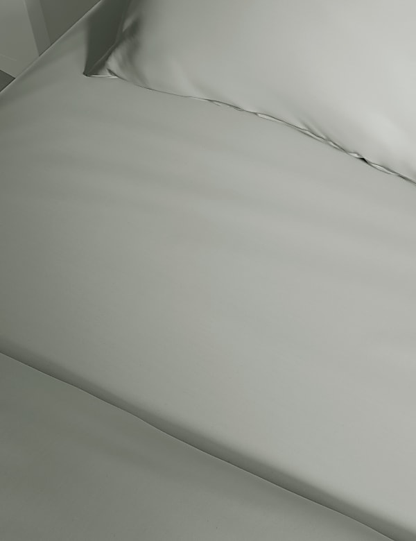 Pure Cotton 300 Thread Count Deep Fitted Sheet - RS