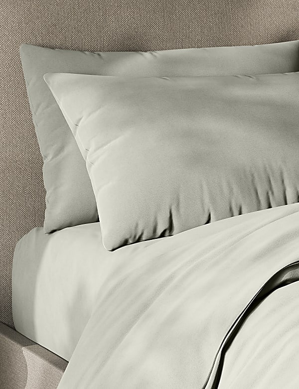 2pk Pure Cotton 300 Thread Count Pillowcases - FI